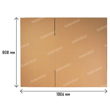 Картонная коробка 600х400х400 мм, Т-22 бурый