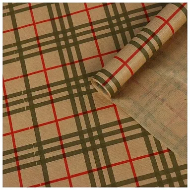 Бумага крафт "Burberry Лето", 0.6х10 м