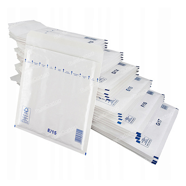 Белый крафт пакет с прослойкой, 24х27.5 см, Е-15