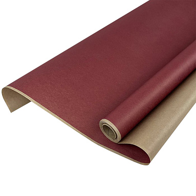 Бумага крафт "Тонировка, бордо", 0.7х10 м