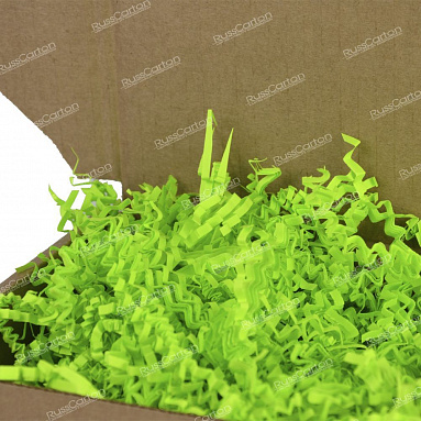 Бумажный наполнитель "Зеленый неон", 1 кг