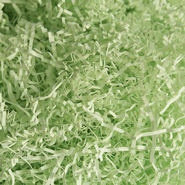 Бумажный наполнитель "Светло-зеленый" прямой, 100 гр