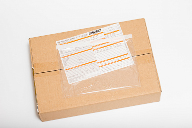 Самоклеющийся карман для сопроводительных документов, 245х190 мм, многоразовый