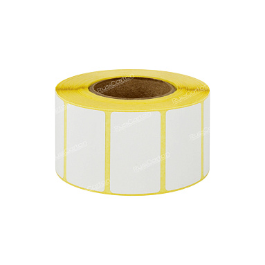 Термоэтикетки самоклеящиеся ТермоЭко 40х30 мм, 1000 этикеток в ролике