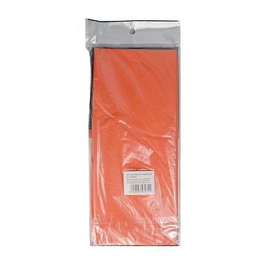 Бумага тишью оранжевая, 50х66 см, 10 листов