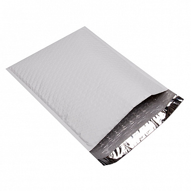 Почтовый пакет п/э с прослойкой, белый, 24х33 см