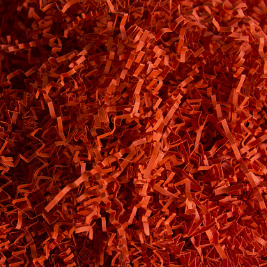Бумажный наполнитель "Кирпично-красный" прямой, 100 гр