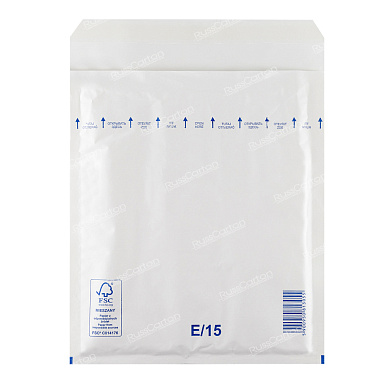 Белый крафт пакет с прослойкой, 24х27.5 см, Е-15