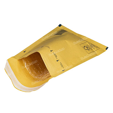 Бурый крафт пакет с прослойкой, 24х27.5 см, Е/15-G