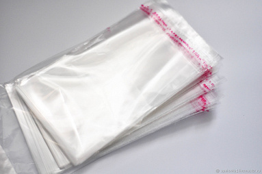 БОПП пакет с клапаном, 8х10 см, 25 мкм, 100 шт.