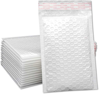 Белый полипропиленовый конверт с прослойкой, 30х35.5х5 см