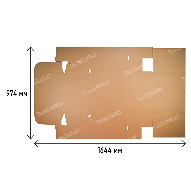 Почтовый короб тип "А", 445х270х380 мм, Т-23 бурый