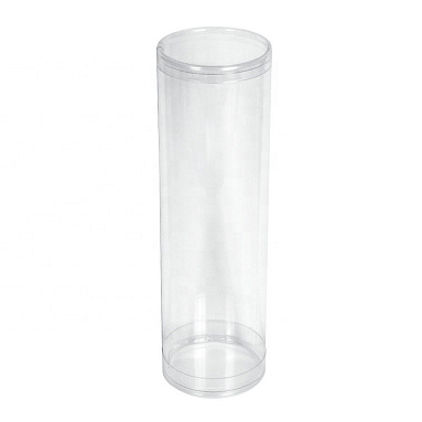 Тубус с пластиковой крышкой, ПВХ, 85х150 мм, 10 шт/уп
