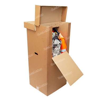 Гардеробный короб №15 с крышкой (большой), 600х500х1300 мм