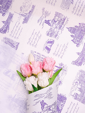 Бумага крафт "Россия Санкт-Петербург", 0.7х10 м