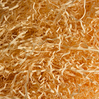 Бумажный наполнитель "Темно-кремовый" прямой, 100 гр