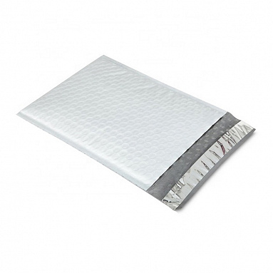 Почтовый пакет п/э с прослойкой, белый, 24х33 см