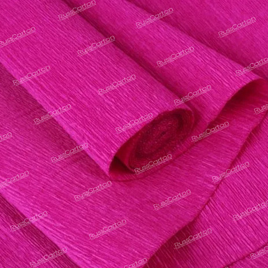 Бумага гофрированная малиновая, 140 гр