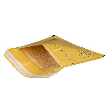 Бурый крафт пакет с прослойкой, 20х17.5 см, CD-G