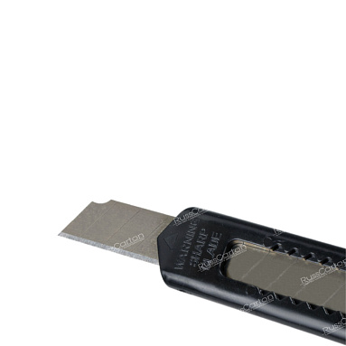 Нож канцелярский  STAFF, 9 мм, фиксатор, корпус ассорти